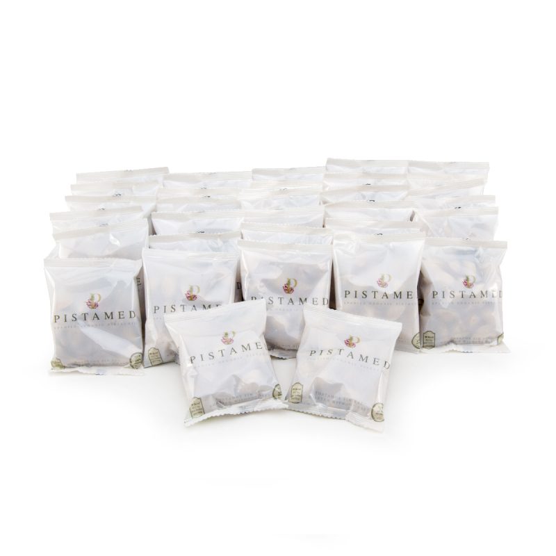 2 Pack of 32 bags of shelled organic pistachios. 1,1 Kg. 4
